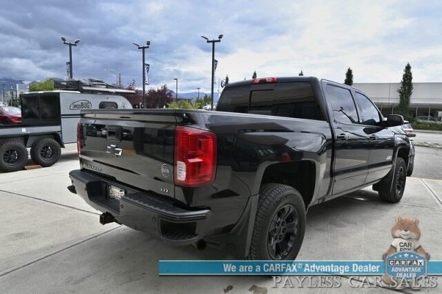 2016 Chevrolet Silverado 1500 LTZ / 4X4 / 6.2L V8 / Z71 Off-Road & Plus Pkg / Auto Start / Heated & Cooled Leather Seats / Heated Steering / Bose Speakers / Sunroof / Bluetooth / Bed Liner / Back Up Cam / Tow Pkg / Only 64K Miles Anchorage AK