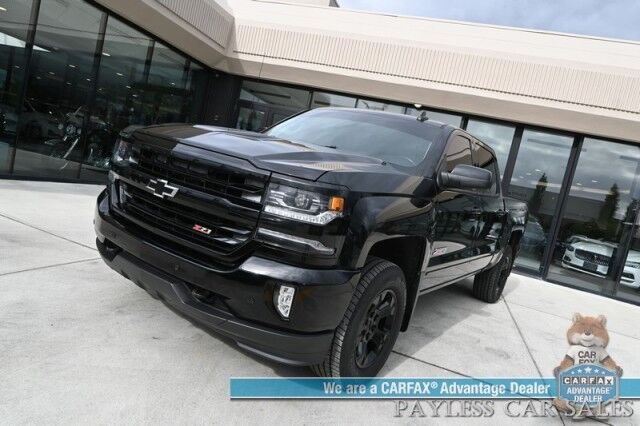 2016 Chevrolet Silverado 1500 LTZ / 4X4 / 6.2L V8 / Z71 Off-Road & Plus Pkg / Auto Start / Heated & Cooled Leather Seats / Heated Steering / Bose Speakers / Sunroof / Bluetooth / Bed Liner / Back Up Cam / Tow Pkg / Only 64K Miles Anchorage AK