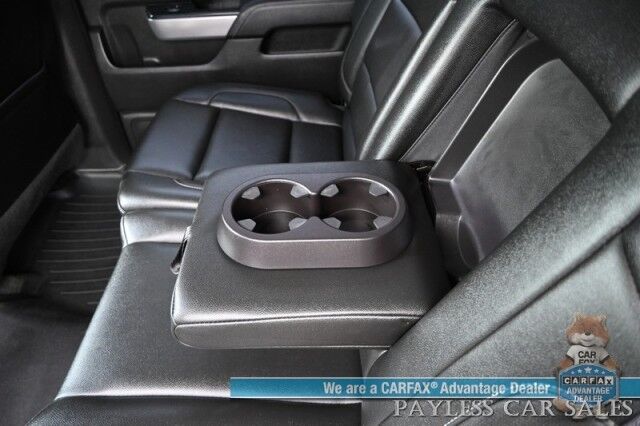 2016 Chevrolet Silverado 1500 LTZ / 4X4 / Crew Cab / 6.2L V8 / Midnight Edition / Z71 Off-Road & Plus Pkg / Auto Start / Heated & Cooled Leather Seats / Heated Steering / Bose Speakers / Sunroof / Bluetooth / Bedliner / Tow Pkg / Only 64K Miles Anchorage AK