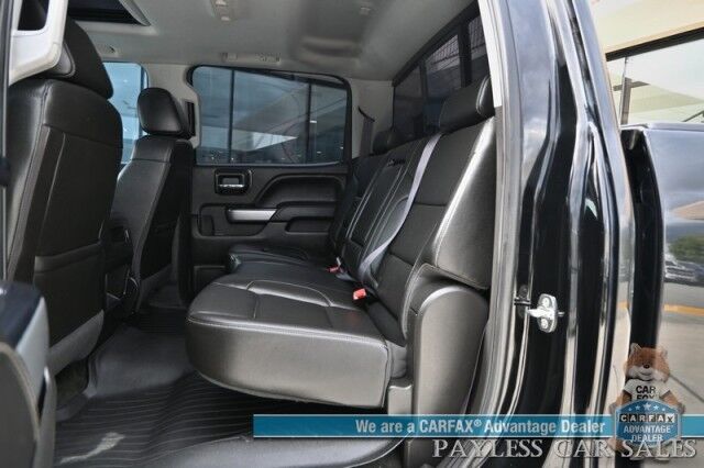 2016 Chevrolet Silverado 1500 LTZ / 4X4 / Crew Cab / 6.2L V8 / Midnight Edition / Z71 Off-Road & Plus Pkg / Auto Start / Heated & Cooled Leather Seats / Heated Steering / Bose Speakers / Sunroof / Bluetooth / Bedliner / Tow Pkg / Only 64K Miles Anchorage AK