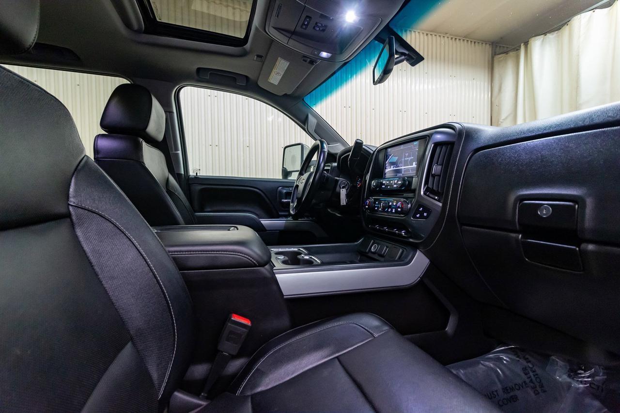 2016 Chevrolet Silverado 2500HD 4x4 Crew Cab LTZ Diesel Leather Roof Nav Red Deer AB