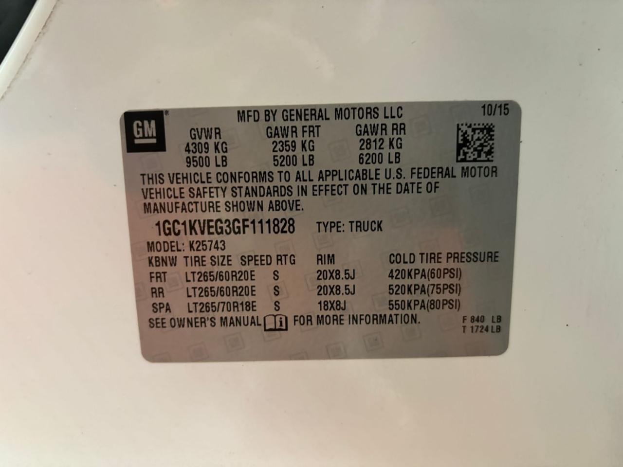 2016 Chevrolet Silverado 2500HD LT Franklin OH