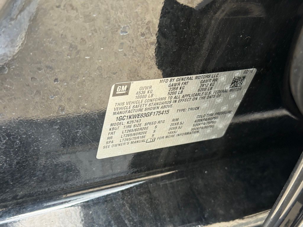 2016 Chevrolet Silverado 2500HD LTZ Crestwood KY