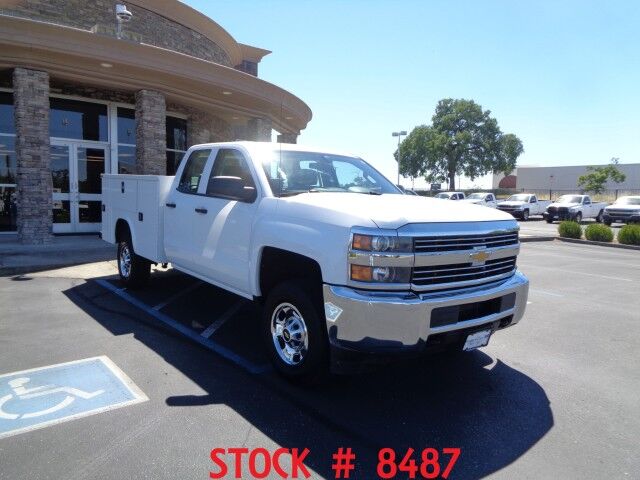 2016 Chevrolet Silverado 2500HD Utility ~ Double Cab ~ Only 25K Miles! Rocklin CA
