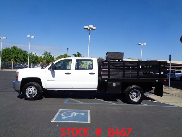 2016 Chevrolet Silverado 3500HD ~ 4x4 ~ Diesel ~ Crew Cab ~ 9ft Stake Bed ~ Dually ~ Only 52K Miles!