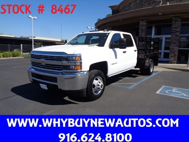 2016 Chevrolet Silverado 3500HD ~ 4x4 ~ Diesel ~ Crew Cab ~ 9ft Stake Bed ~ Dually ~ Only 52K Miles!