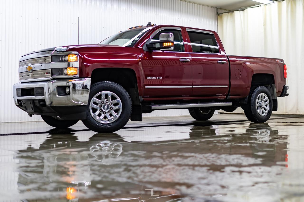2016 Chevrolet Silverado 3500HD 4x4 Crew Cab LTZ Leather BCam Red Deer AB