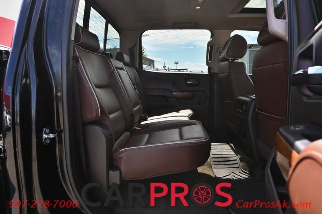 2016 Chevrolet Silverado 3500HD High Country - 4X4 -Dually - Crew Cab - 6.6L Duramax - Auto Start - Heated & Cooled Leather Seats - Heated Steering Wheel - Bose Speaker - Sunroof - Navigation - Reverse Camera - Rear Entertainment System - Tow Pkg Anchorage AK