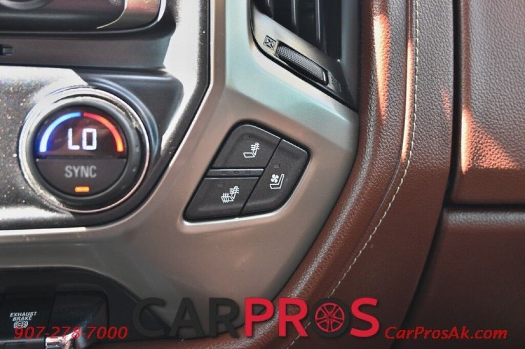 2016 Chevrolet Silverado 3500HD High Country - 4X4 -Dually - Crew Cab - 6.6L Duramax - Auto Start - Heated & Cooled Leather Seats - Heated Steering Wheel - Bose Speaker - Sunroof - Navigation - Reverse Camera - Rear Entertainment System - Tow Pkg Anchorage AK