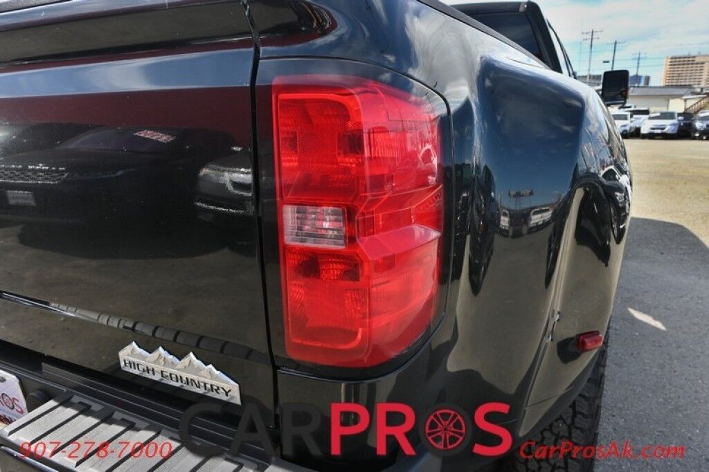 2016 Chevrolet Silverado 3500HD High Country - 4X4 -Dually - Crew Cab - 6.6L Duramax - Auto Start - Heated & Cooled Leather Seats - Heated Steering Wheel - Bose Speaker - Sunroof - Navigation - Reverse Camera - Rear Entertainment System - Tow Pkg Anchorage AK