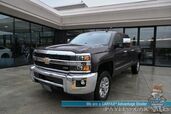 2016 Chevrolet Silverado 3500HD LTZ / 4X4 / Z71 Off-RD / Crew Cab / Turbo Diesel / Auto Start / Heated & Cooled Leather Seats / Heated Steering Wheel / Bose Speakers / Navigation / Sunroof / Tonneau Cover / Bed Liner / Tow Pkg / 1- Owner