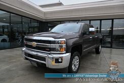 2016_Chevrolet_Silverado 3500HD_LTZ / 4X4 / Z71 Off-RD / Crew Cab / Turbo Diesel / Auto Start / Heated & Cooled Leather Seats / Heated Steering Wheel / Bose Speakers / Navigation / Sunroof / Tonneau Cover / Bed Liner / Tow Pkg / 1- Owner_ Anchorage AK