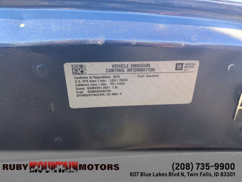 2016 Chevrolet Sonic LT Twin Falls ID