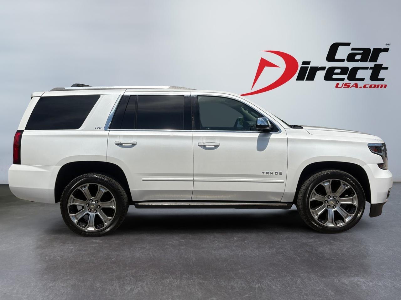 2016 Chevrolet Tahoe LTZ, ROOF RACKS, BLIND SPOT ALERT, LANE KEEP ASSIST, POWER LIFTGATE, REMOTE START, APPLE CARPLAY/ANDROID AUTO, HEATED STEERING WHEEL & SEATS, HEADS-UP DISPLAY, FORWARD COLLISION ALERT, LOW MILES, 1 OWNER, TIME TO RIDE IN A TAHOE! Virginia Beach VA