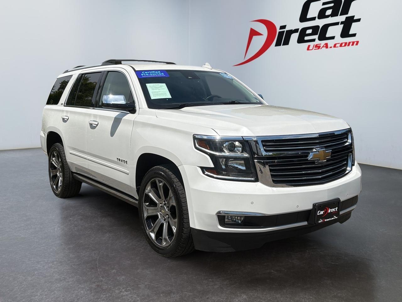 2016 Chevrolet Tahoe LTZ, ROOF RACKS, BLIND SPOT ALERT, LANE KEEP ASSIST, POWER LIFTGATE, REMOTE START, APPLE CARPLAY/ANDROID AUTO, HEATED STEERING WHEEL & SEATS, HEADS-UP DISPLAY, FORWARD COLLISION ALERT, LOW MILES, 1 OWNER, TIME TO RIDE IN A TAHOE! Virginia Beach VA
