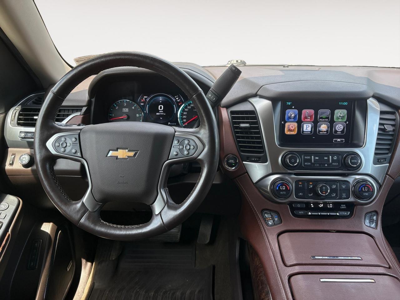 2016 Chevrolet Tahoe LTZ, ROOF RACKS, BLIND SPOT ALERT, LANE KEEP ASSIST, POWER LIFTGATE, REMOTE START, APPLE CARPLAY/ANDROID AUTO, HEATED STEERING WHEEL & SEATS, HEADS-UP DISPLAY, FORWARD COLLISION ALERT, LOW MILES, 1 OWNER, TIME TO RIDE IN A TAHOE! Virginia Beach VA