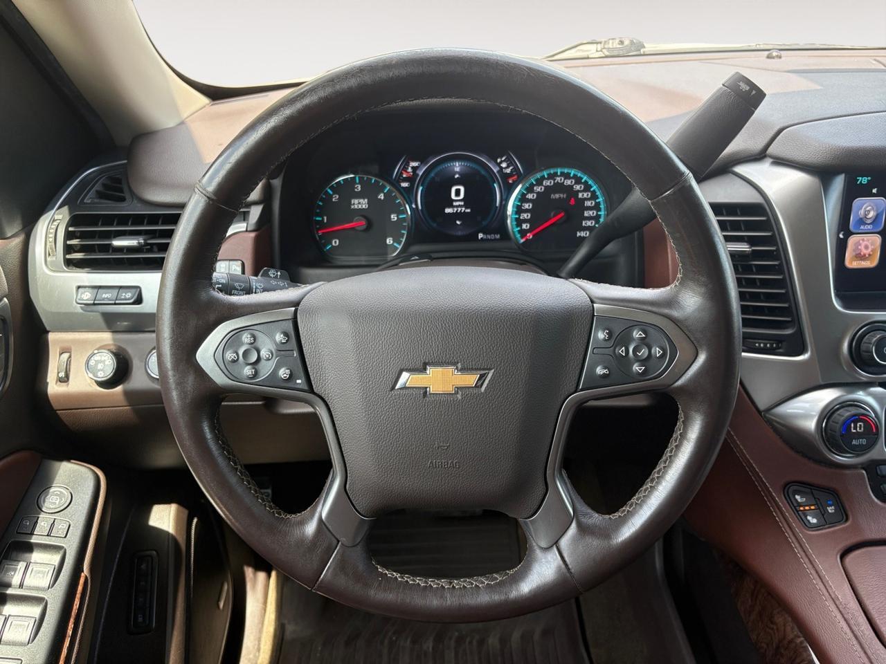 2016 Chevrolet Tahoe LTZ, ROOF RACKS, BLIND SPOT ALERT, LANE KEEP ASSIST, POWER LIFTGATE, REMOTE START, APPLE CARPLAY/ANDROID AUTO, HEATED STEERING WHEEL & SEATS, HEADS-UP DISPLAY, FORWARD COLLISION ALERT, LOW MILES, 1 OWNER, TIME TO RIDE IN A TAHOE! Virginia Beach VA