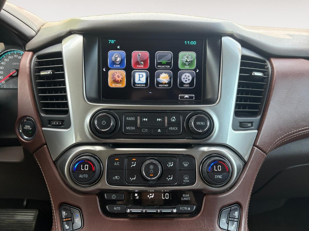 2016 Chevrolet Tahoe LTZ, ROOF RACKS, BLIND SPOT ALERT, LANE KEEP ASSIST, POWER LIFTGATE, REMOTE START, APPLE CARPLAY/ANDROID AUTO, HEATED STEERING WHEEL & SEATS, HEADS-UP DISPLAY, FORWARD COLLISION ALERT, LOW MILES, 1 OWNER, TIME TO RIDE IN A TAHOE! Virginia Beach VA