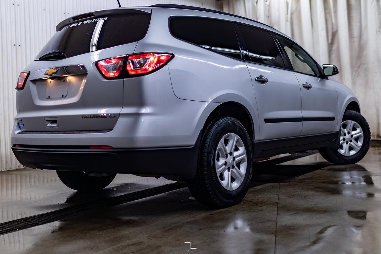 2016 Chevrolet Traverse AWD LS BCam 8 Passenger Red Deer AB