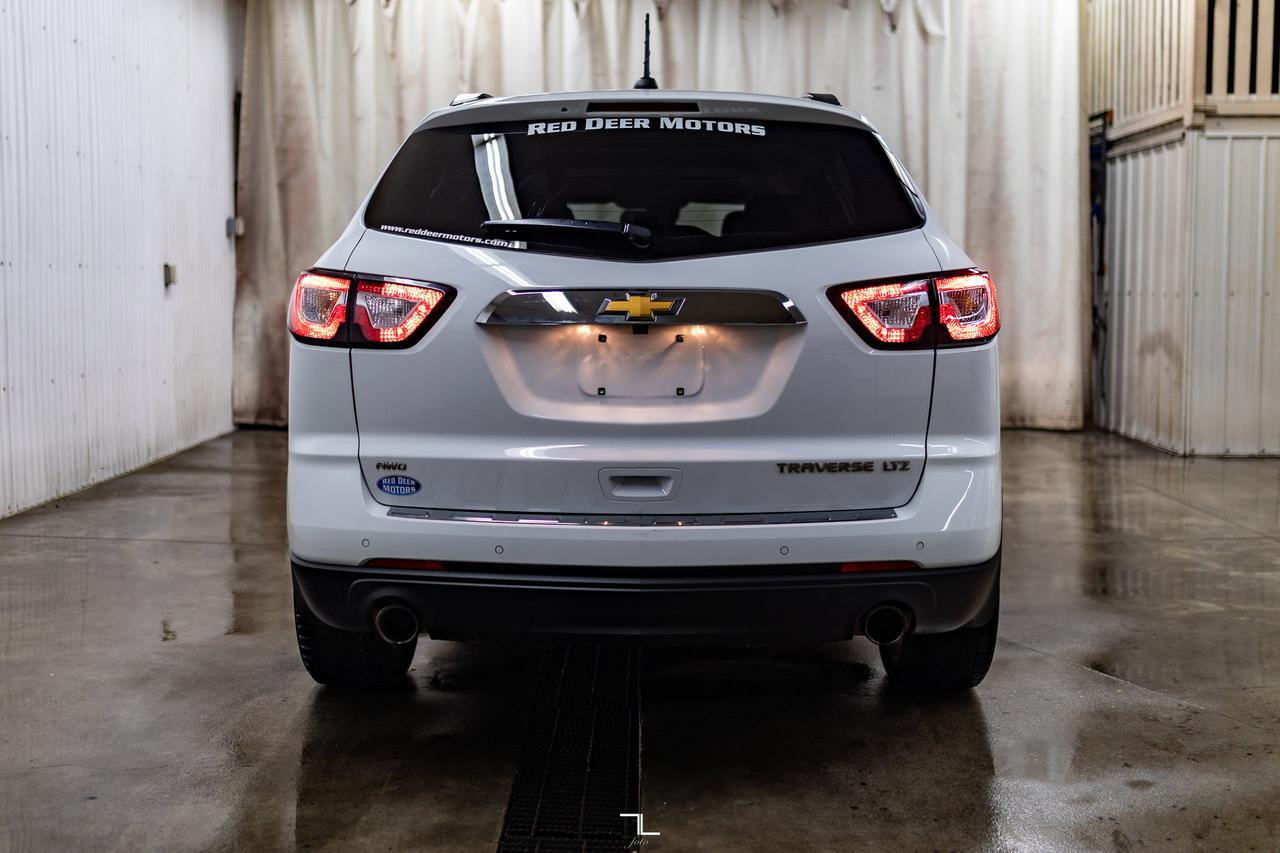 2016 Chevrolet Traverse AWD LTZ Leather Roof Nav BCam Red Deer AB