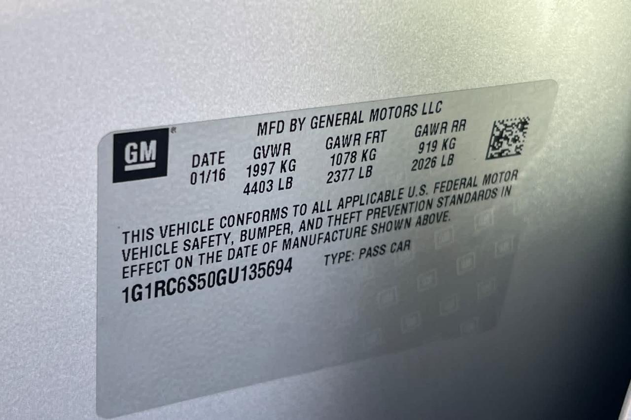 2016 Chevrolet Volt LT Roseville CA