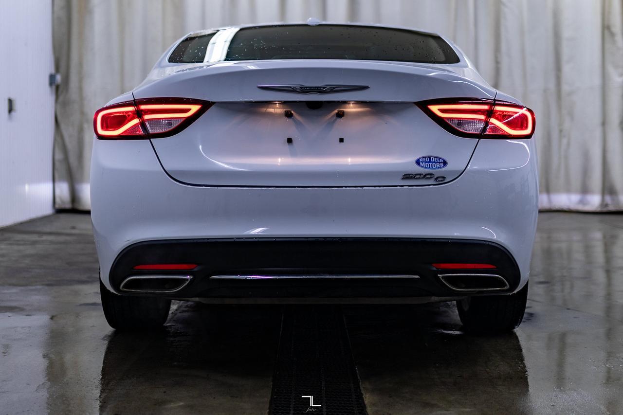 2016 Chrysler 200C Leather Roof Nav BCam Red Deer AB