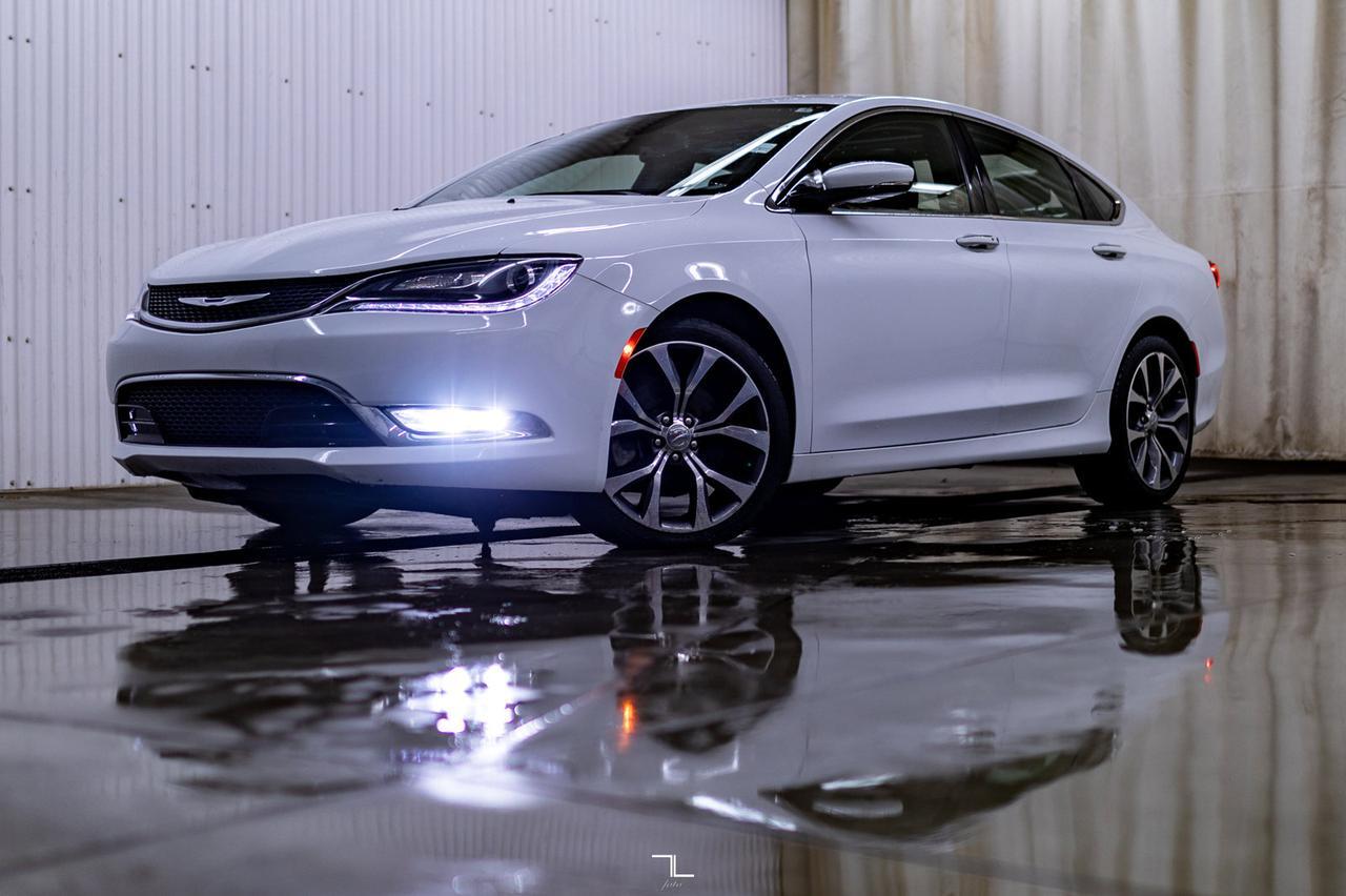 2016 Chrysler 200C Leather Roof Nav BCam Red Deer AB