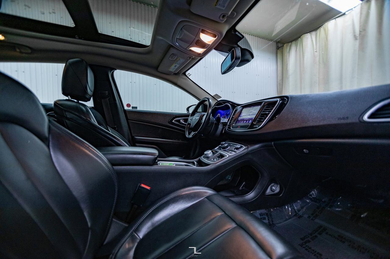 2016 Chrysler 200C Leather Roof Nav BCam Red Deer AB