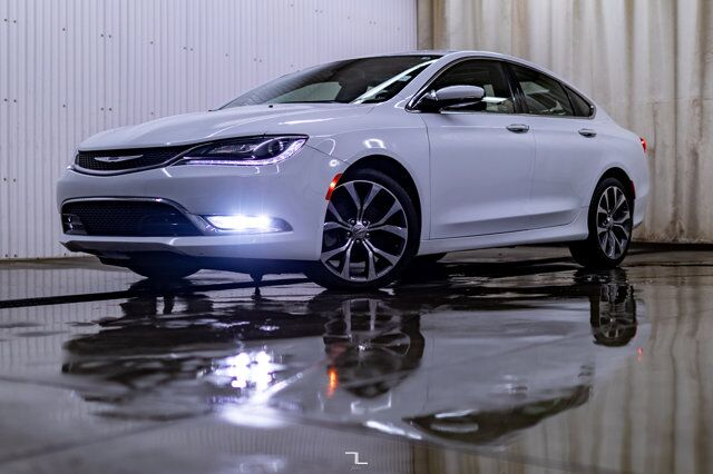2016 Chrysler 200C Leather Roof Nav BCam Red Deer AB