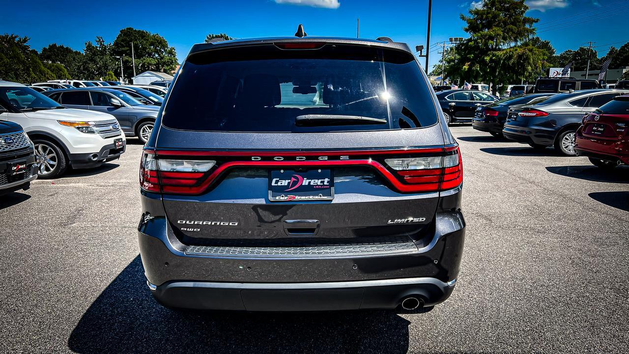 2016 DODGE DURANGO LIMITED AWD, LEATHER HEATED SEATS, 3RD ROW SEATING