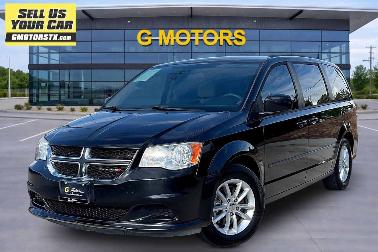 Black 2016 Dodge Grand Caravan Minivan Front-Wheel Drive Automatic