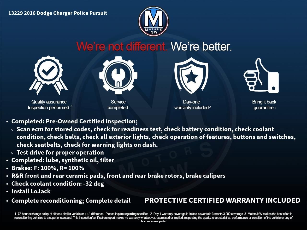 2016 Dodge Charger Police Tacoma WA