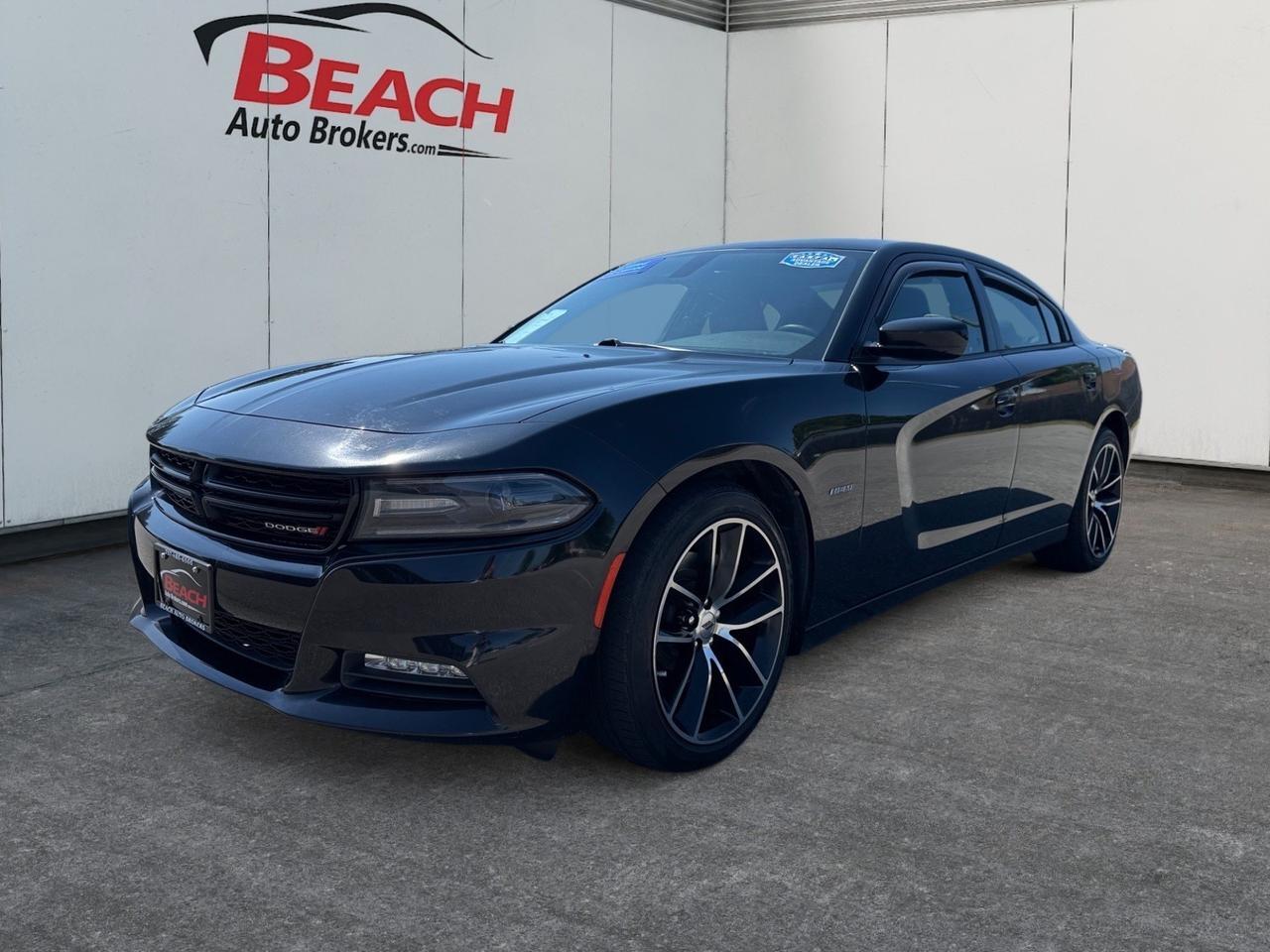 2016 Dodge Charger R/T, HEATED SEATS, SUNROOF, BLUETOOTH, UNIVERSAL GARAGE DOOR OPENER, BACKUP CAMERA, POWER/HEATED MIRRORS, REMOTE START, THIS BEAST IS READY TO SPEED INTO YOUR DRIVEWAY!