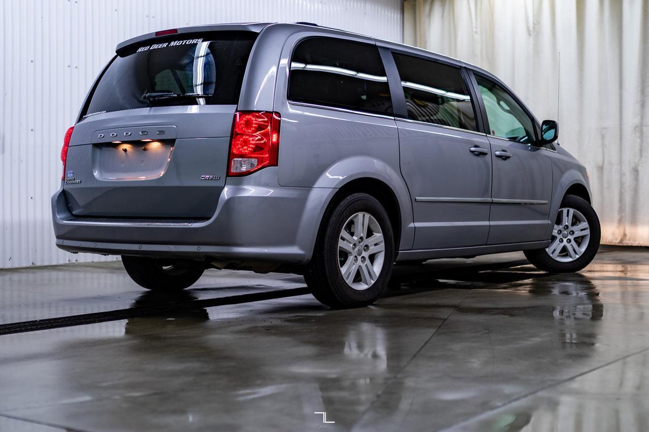 2016 Dodge Grand Caravan Crew Plus Leather Nav DVD Red Deer AB