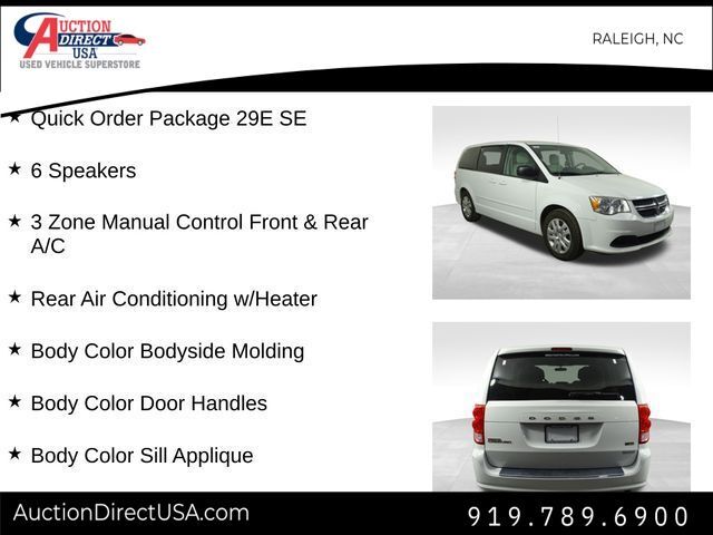 2016 Dodge Grand Caravan SE Raleigh NC