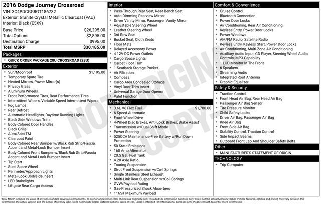 2016 Dodge Journey Crossroad Raleigh NC