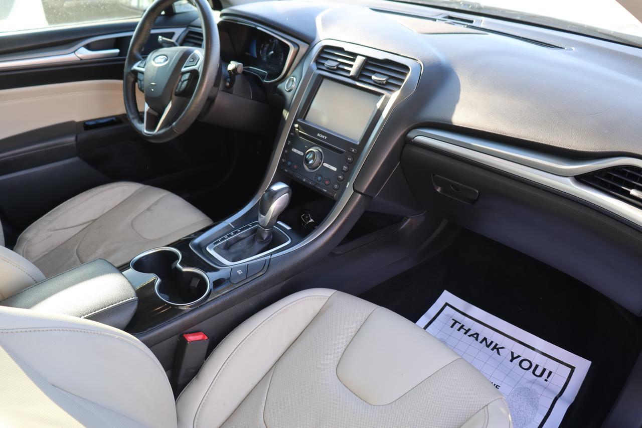 2016 FORD FUSION TITANIUM HEV WHITE at G Motors