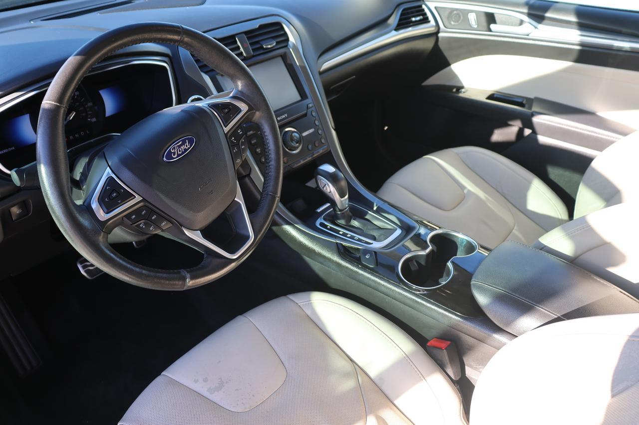 2016 FORD FUSION TITANIUM HEV WHITE at G Motors