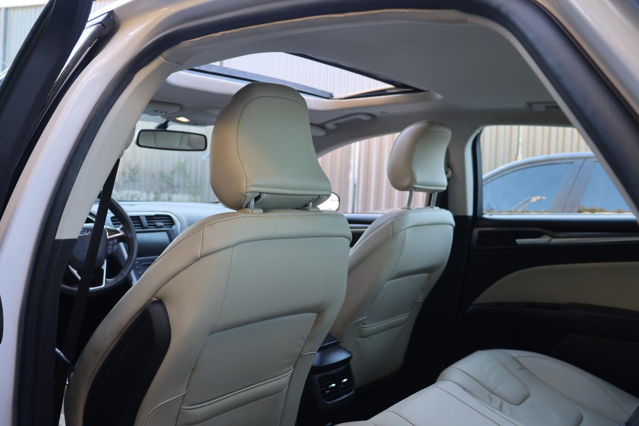 2016 FORD FUSION TITANIUM HEV WHITE at G Motors