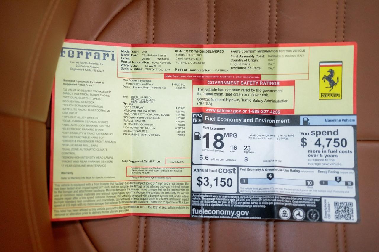 2016 Ferrari California T