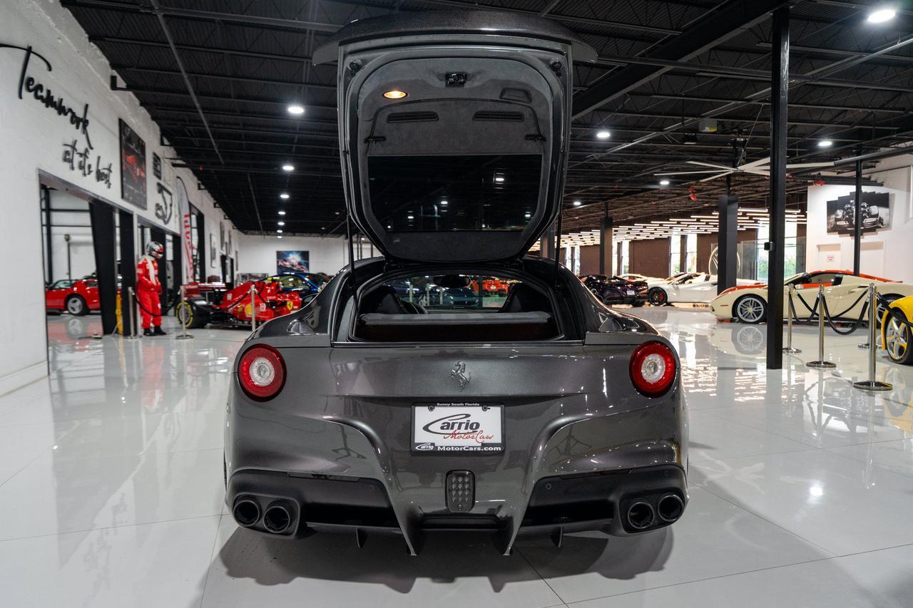 2016 Ferrari F12berlinetta Grigio Silverstone paint, passenger display, JBL Professional audio, carbon galore AND MUCH MORE!! Fort Lauderdale FL