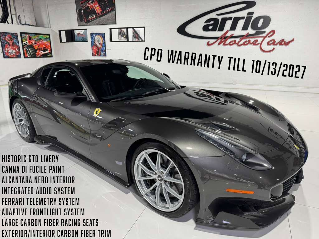 2016 Ferrari F12tdf CPO warranty until 10/13/2027! Canna Di Fucile paint, sport exhaust, carbon galore AND MUCH MORE!!