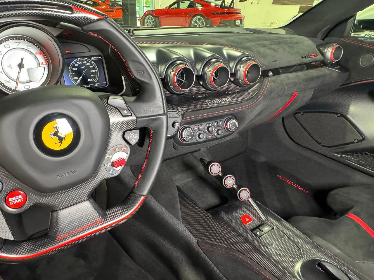 2016 Ferrari F12tdf ONE-OWNER CAR!ATELIER BUILD!owned by Ferrari Challenge driver,signed by Ferrari chief design officer Fort Lauderdale FL