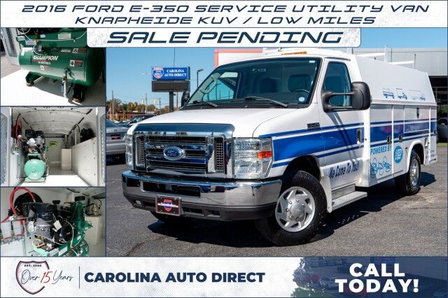 2016 Ford E-350 Service Utility Van / Knapheide KUV / LOW MILES!