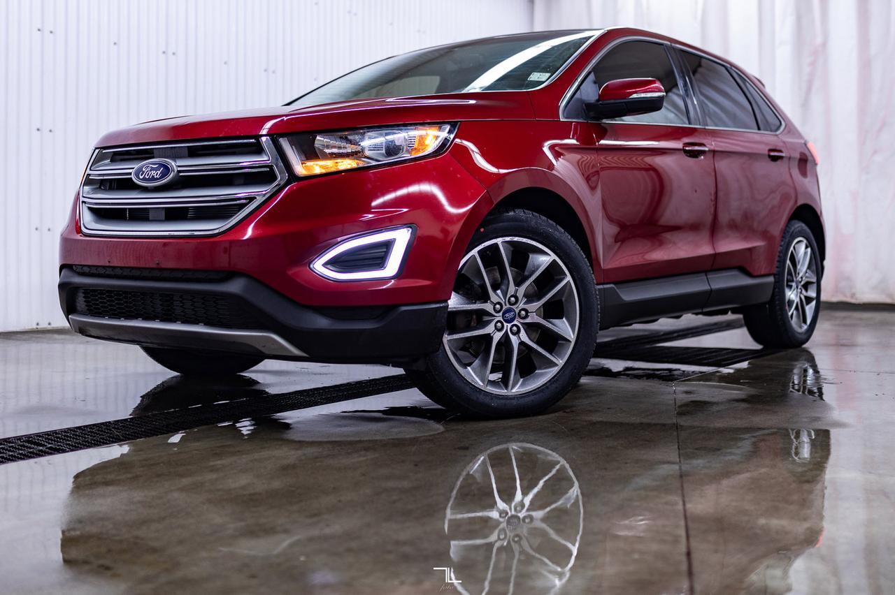 2016 Ford Edge AWD Titanium Leather Roof Nav BCam Red Deer AB