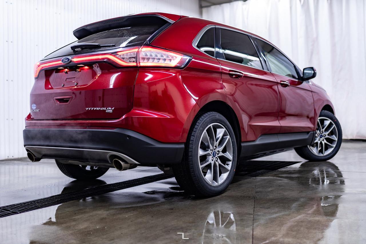 2016 Ford Edge AWD Titanium Leather Roof Nav BCam Red Deer AB
