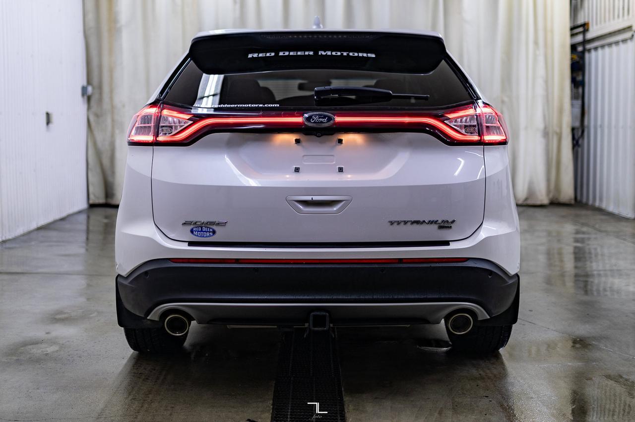 2016 Ford Edge AWD Titanium Leather Roof Nav BCam Red Deer AB
