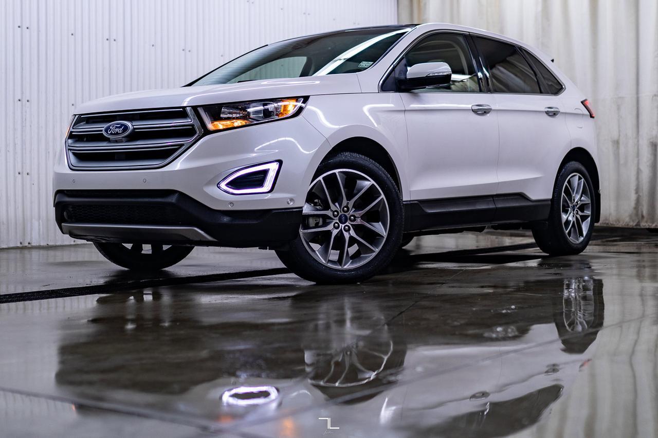2016 Ford Edge AWD Titanium Leather Roof Nav BCam Red Deer AB