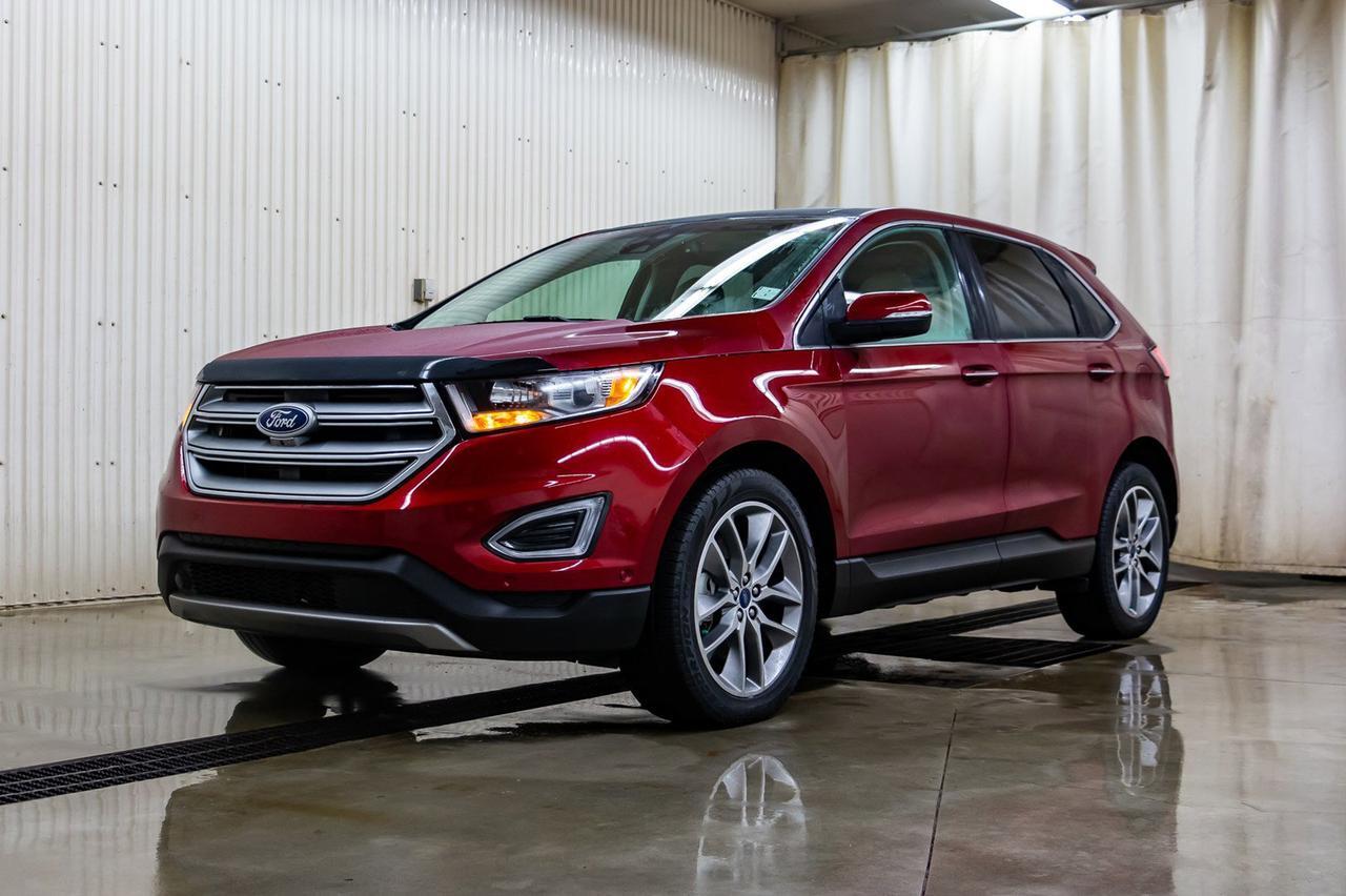 2016 Ford Edge AWD Titanium Leather Roof Nav Red Deer AB