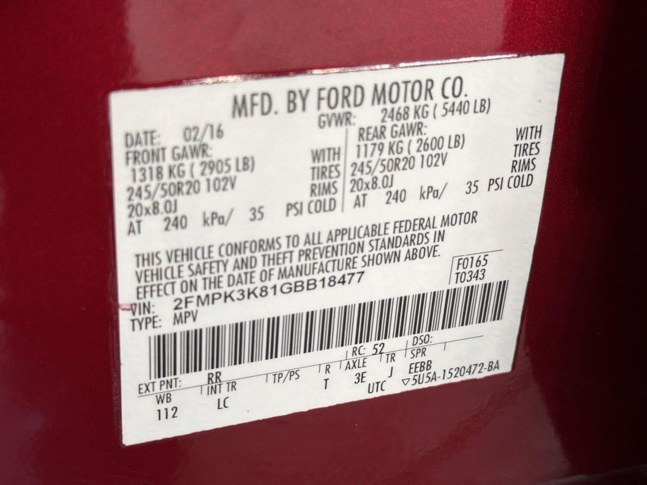2016 Ford Edge Titanium San Antonio TX